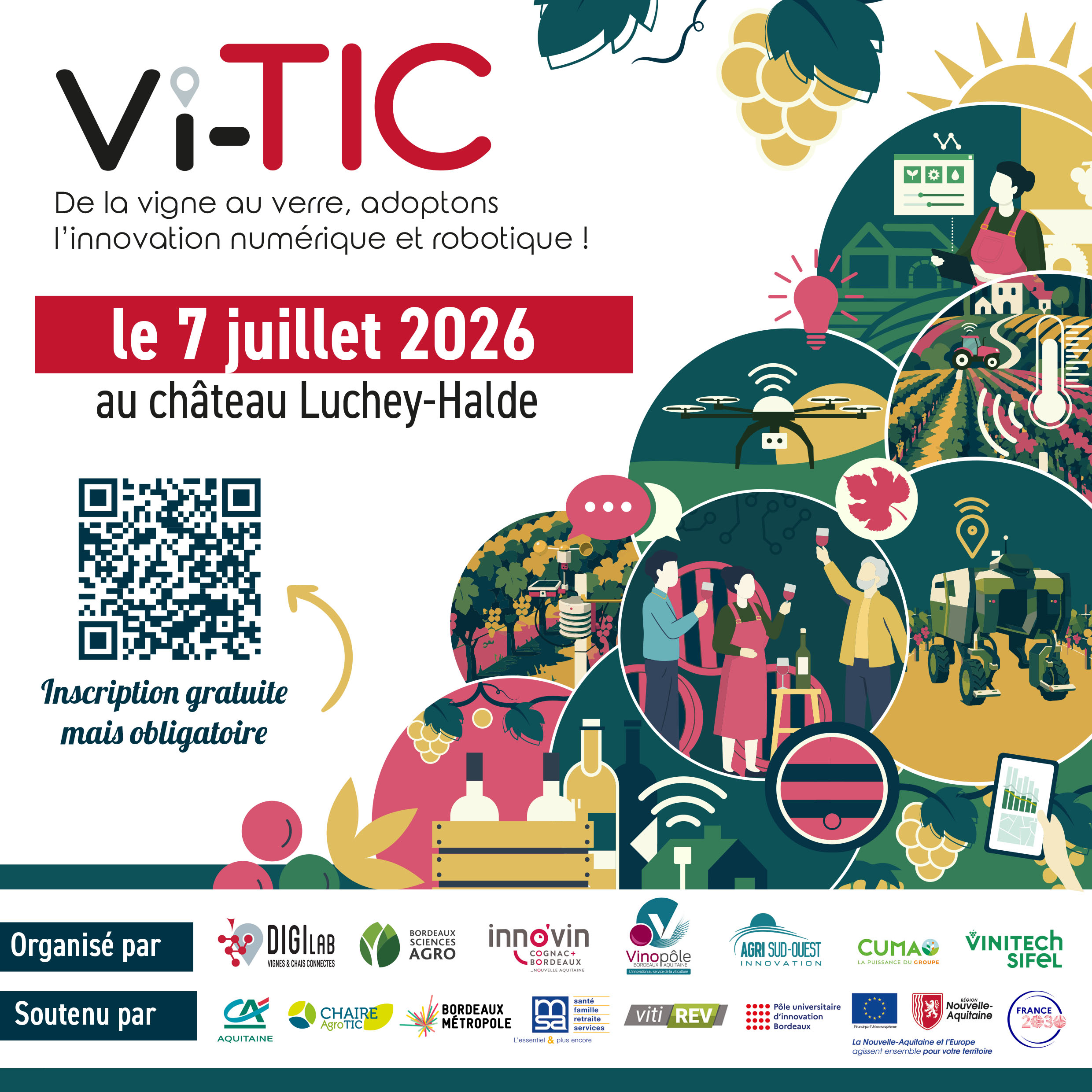 Innovations numériques et robotiques: Vi-TIC revient le 7 juillet 2026! Innovations numériques et robotiques: Vi-TIC revient le 7 juillet 2026!